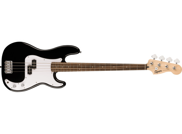 Fender Squier Sonic Precision Bass Laurel Fingerboard White Pickguard Black Fender Squier Sonic Precision Bass Laurel Fingerboard White Pickguard Black
